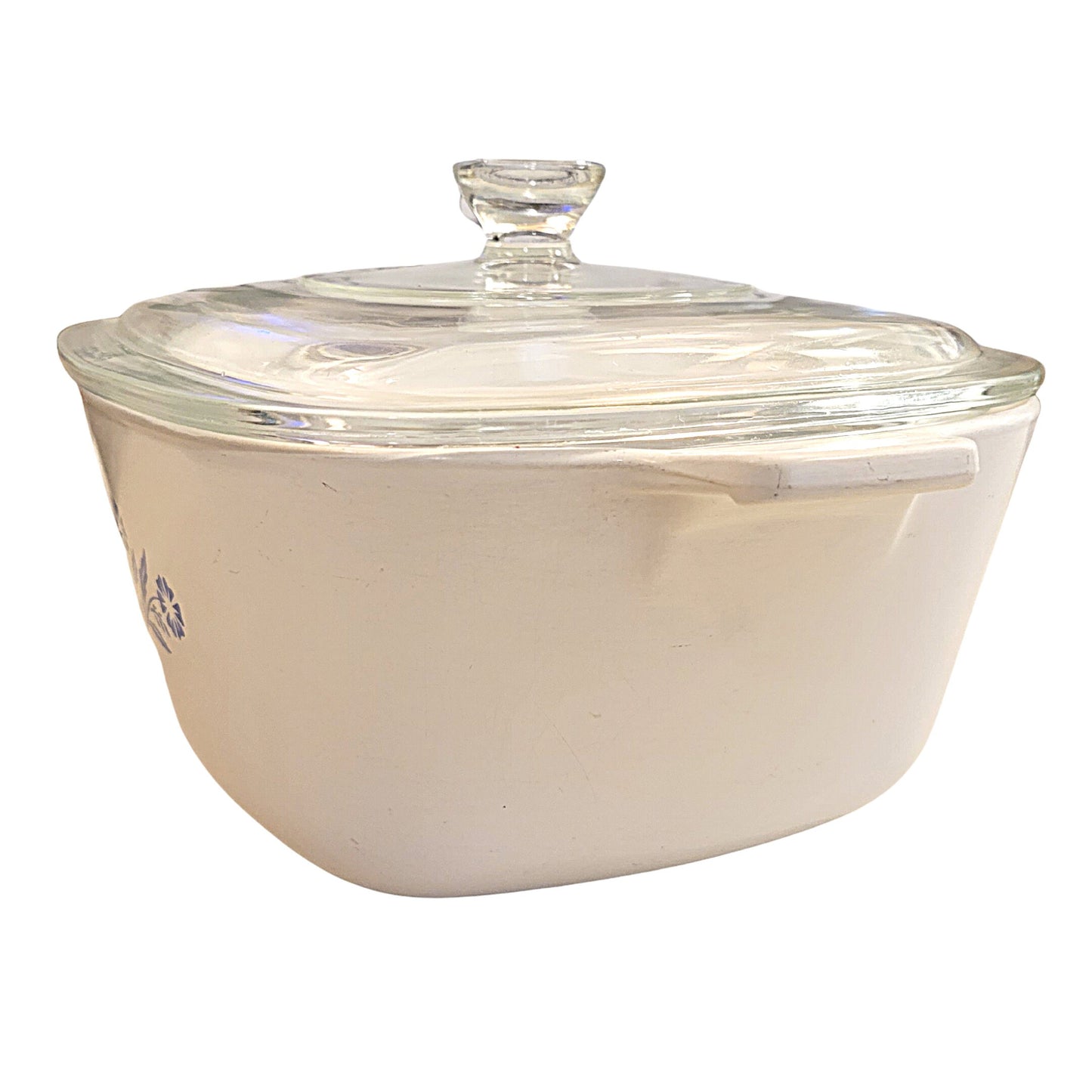 Rare Vintage 1969-72 Corning ware Cornflower p-1 3/4-b Casserole Dish w/Lid