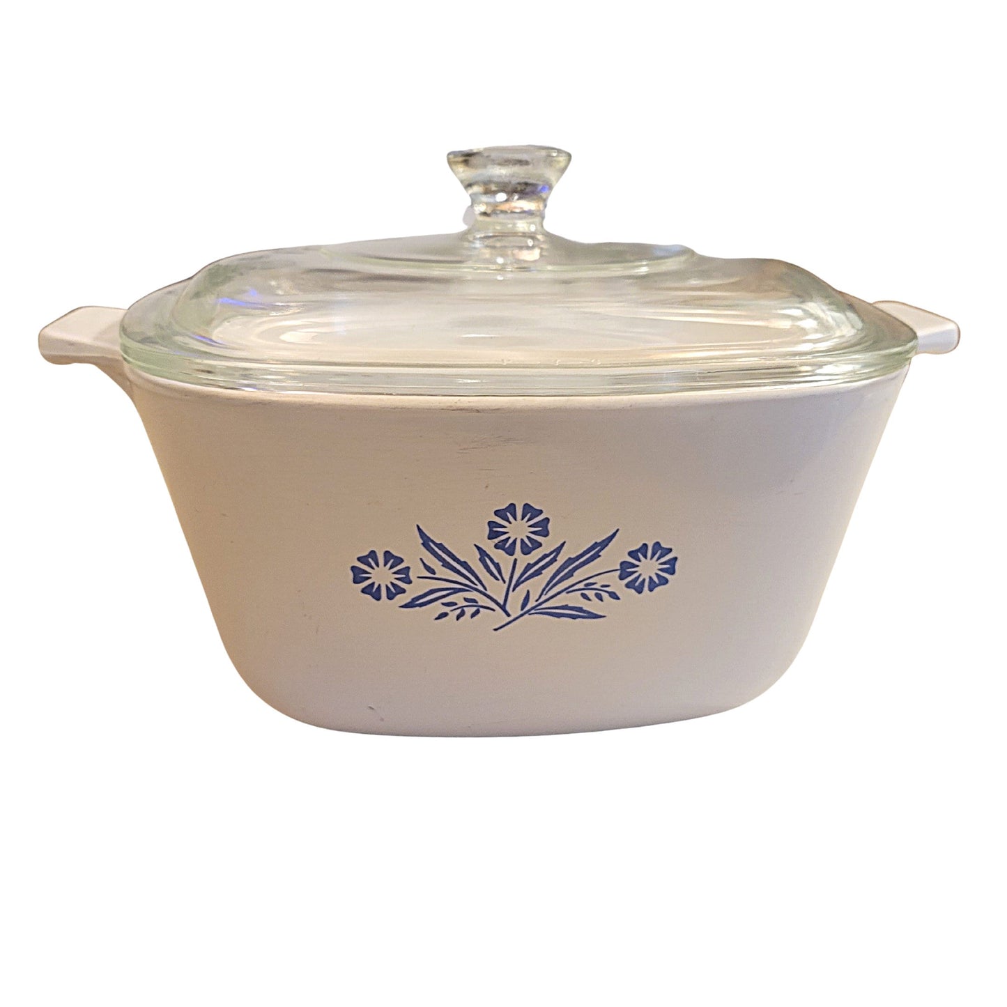 Rare Vintage 1969-72 Corning ware Cornflower p-1 3/4-b Casserole Dish w/Lid