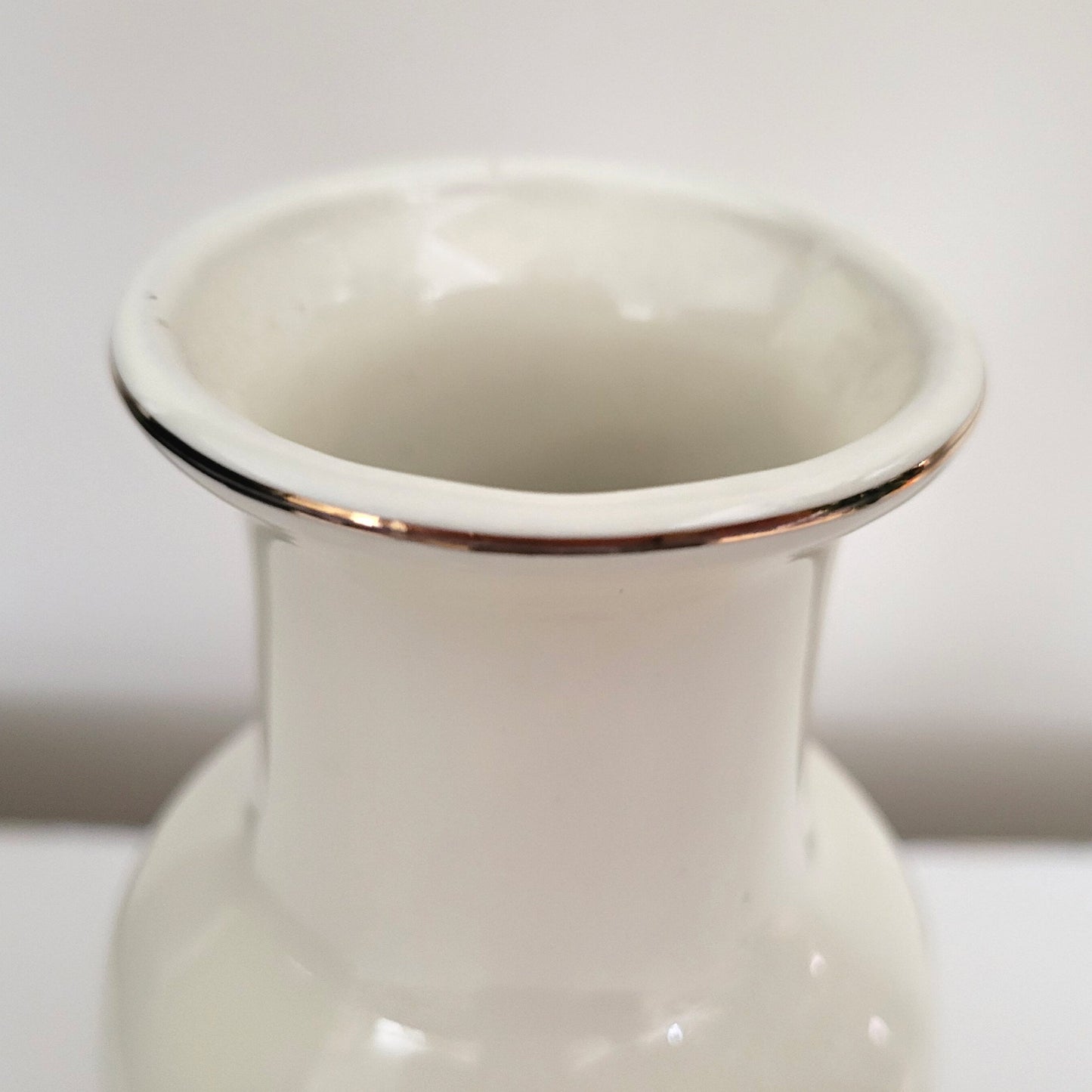 Vintage Japanese Porcelain Vase: Minka & Cherry Blossom Tree