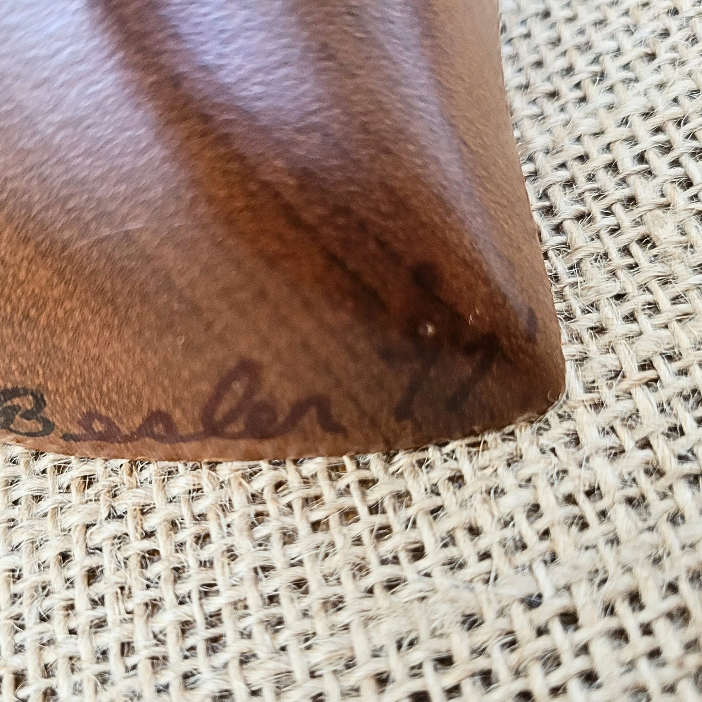 Carved Myrtle Wood Virgin Mary Sculpture - Signed 1977
