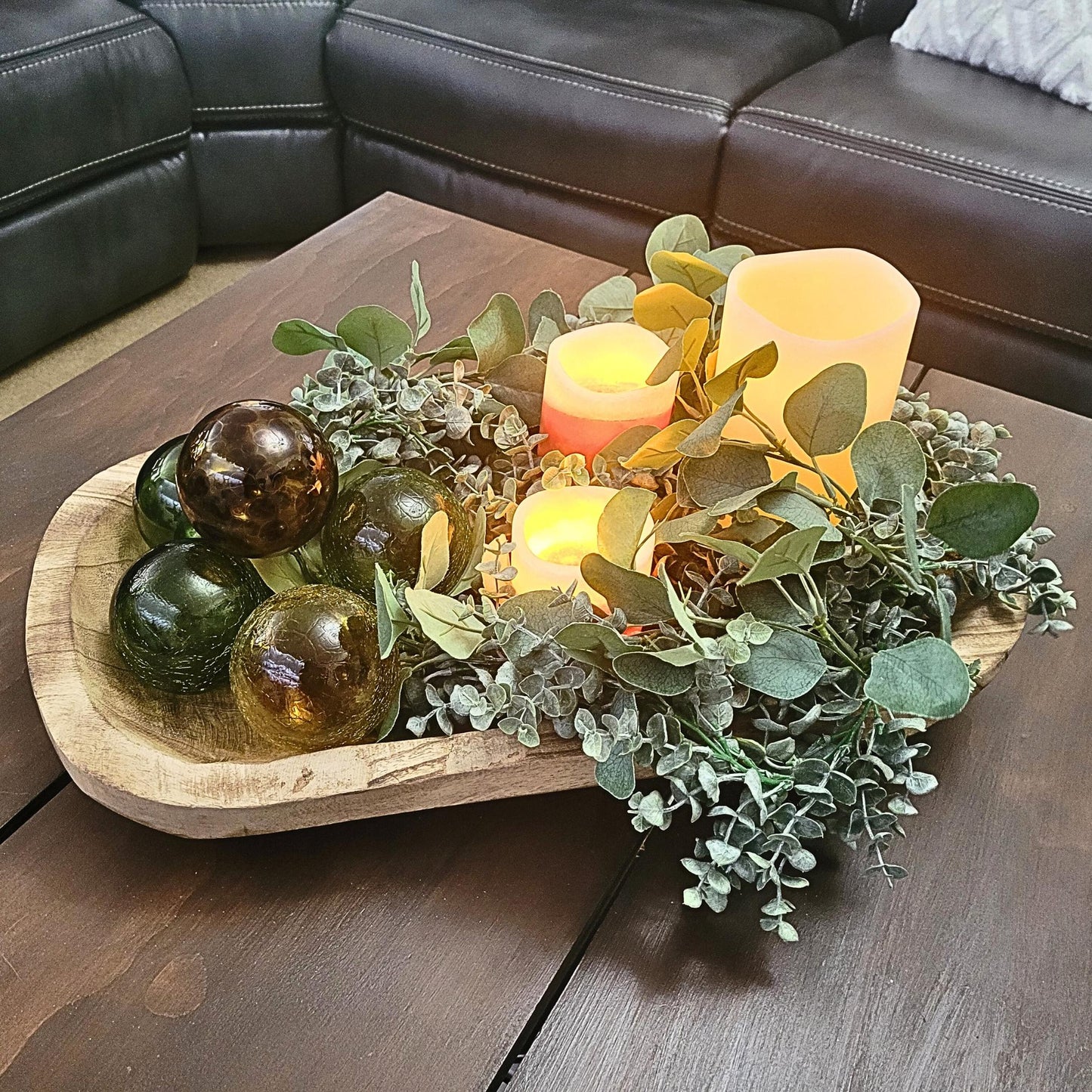 Hand Blown Glass Garden Spheres: Mexican Fishing Net Floats