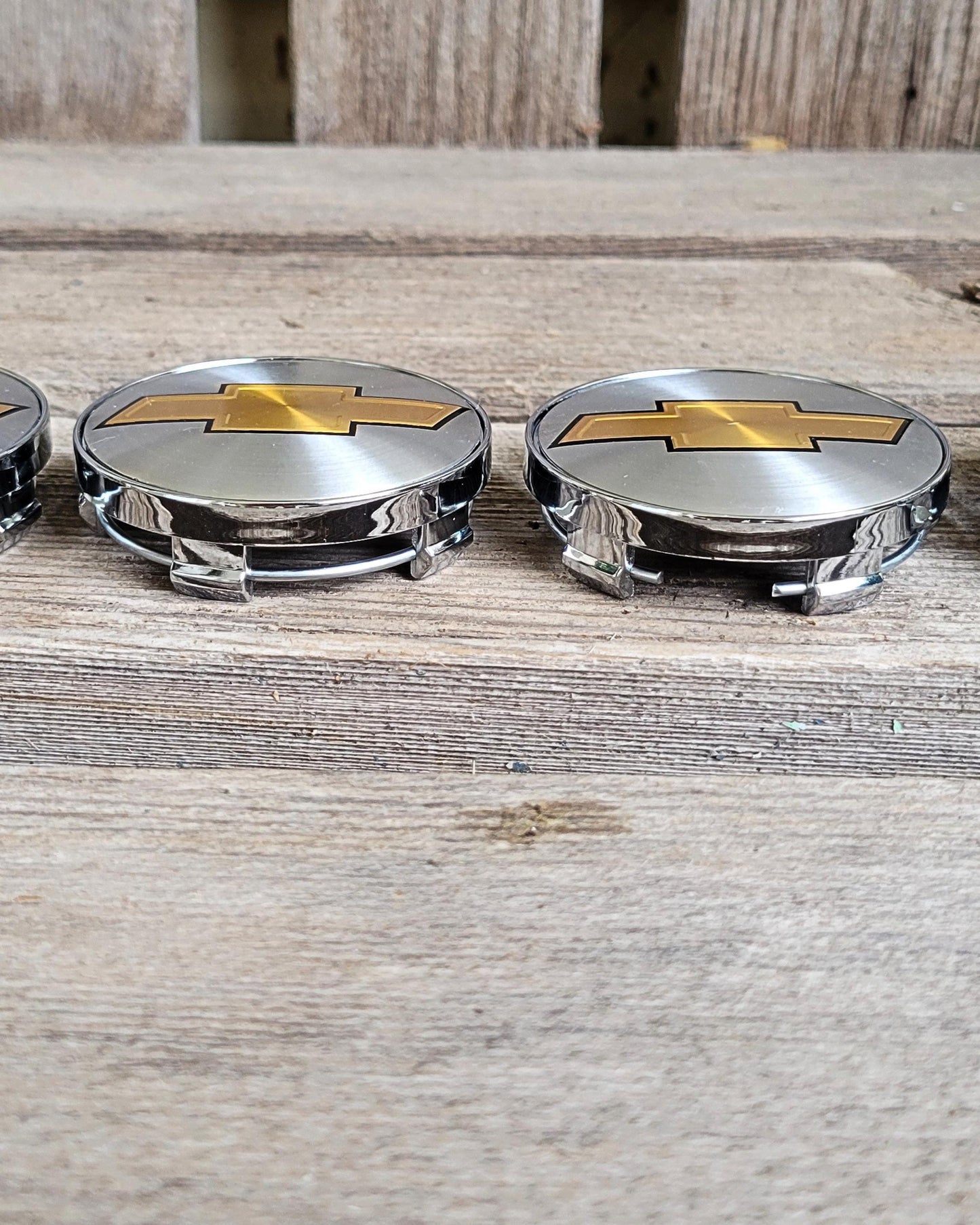 Set of 4 Aluminum 58mm Alloy Wheel Center Caps - Rim Hub Covers Replacement