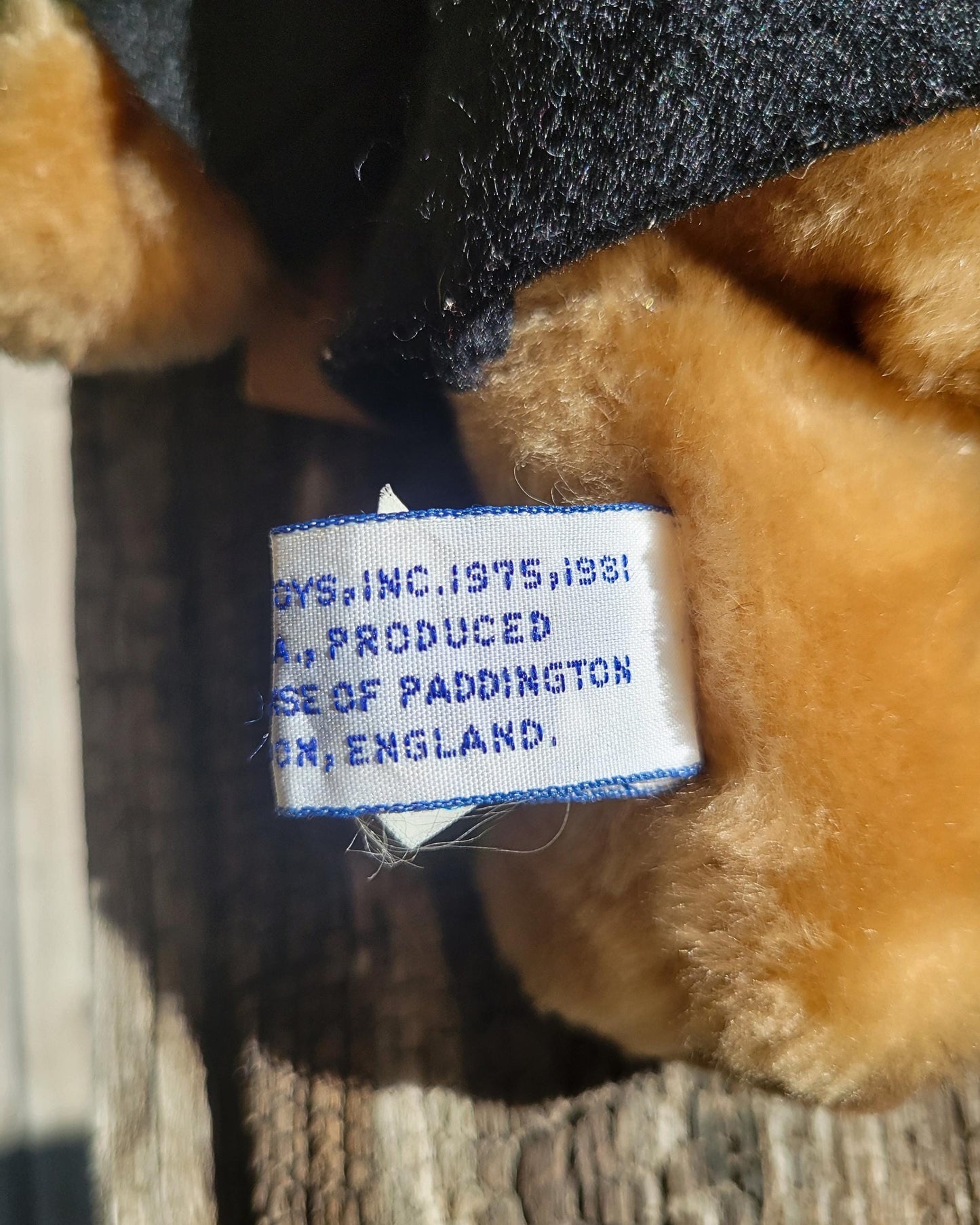 Vintage 1981 Eden Toys "Paddington Bear" Tuxedo - Darkest Peru